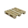 thumbnail image 2 of Creative Hobbies 6-Pack Mini Wood Pallet Coasters for Beverages, Hot and Cold Drinks, Mini Building Blocks Stacking, DIY Crafts, 4" x 4" x 11/16", 2 of 2