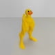 thumbnail image 2 of Estatua de resina con forma de gracioso pato musculoso, 15,2 cm, para el hogar, 2 of 3