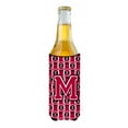 thumbnail image 2 of Carolines Treasures CJ1079-MMUK Letter M Football Crimson and White Ultra Beverage Insulators for slim cans  Slim Can, 2 of 2
