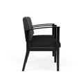 thumbnail image 2 of Amherst Wood Reception 2 Seat Tandem Seating / Black Wood / Dark Gray / Black, 2 of 5