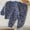 Blue, variant on ATOGUTA Baby Pajamas Set Pjs Long Sleeve Cotton Shirt Top Elastic Pants Loungewear Sleepwear Blue, Size 2T-11