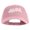 Pink, variant on Delulu Wording Embroidered 6 Panel Washed Dad Hat - Navy OSFM