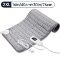 thumbnail image 1 of LNGOOR Extra Large Electric Heating Pad 16x30” - Comfort Relief for Back  Neck  Shoulders & More - 6 Heat Levels  4 Timer Settings  Auto Shut-Off  Machine Washable  Moist/Dry Relax, 1 of 7
