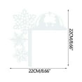 thumbnail image 3 of Qocolhg 2024 New Wooden Christmas Door Toppers Decor, Top Door Frame Corner Sign Decorations, Funny Holiday Home Frame Decor Party Ornament Windows Walls DIY Craft Christmas Wall Signs for Home Decor, 3 of 6