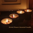 thumbnail image 4 of Vela De Aromaterapia De Flores Secas, Duradero, Vela Perfumada De Violeta Gardenia, Vainilla, 4 Uds., Para Sala De Estar, 4 of 7