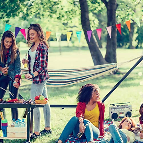 FDW Hammock Stand Portable Heavy Duty Hammock Stand Portable Steel Stand Only for Outdoor Patio or Indoor with Carrying Case (No Hammock)