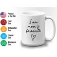thumbnail image 3 of Child Mug White 15oz - I'm Mom's Favorite - Family Daughter Son Children Mother's Day Birthday, 3 of 7