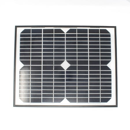 10w Solar Panel - ALEKO Solar Panel - Monocrystalline - 24V - 10W