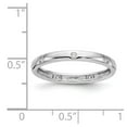 thumbnail image 6 of 14K White Gold Ring Band Eternity Diamond Round 1 10CT Polished Bezel Set , Size 7, 6 of 6