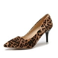thumbnail image 4 of CEHVOM Women's Formal Fashion Leisure Office Solid Color Pointed High Heels, 4 of 4