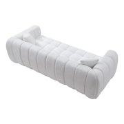 FFZ 102.7 inch Oversized Marshmallow Cloud Sofa, White