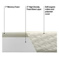 3” x 28” x 75” Camper/RV Travel Memory Foam Bunk Mattress, Organic