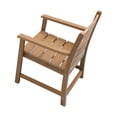 thumbnail image 5 of Set of 2 Dining Chair with Armset, HIPS Material Seat for Deck Pool Backyard, Natural, 5 of 6