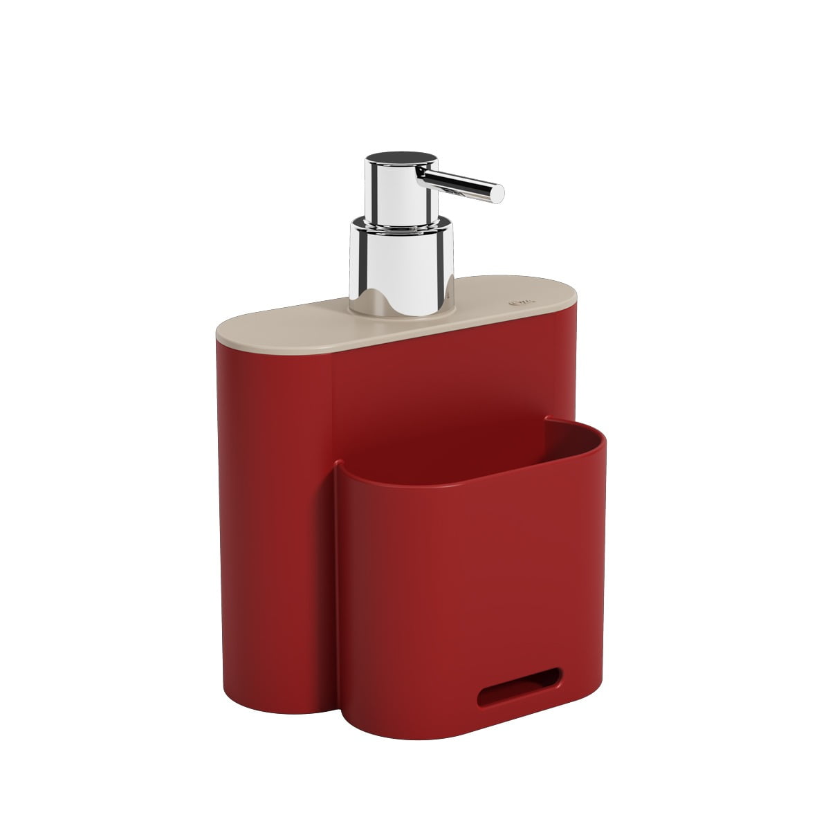 Coza Design Plastic Soap Dispenser 16.9 fl oz / 500 ml (Bold Red