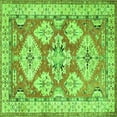 thumbnail image 1 of Ahgly Company Indoor Square Geometric Green Traditional Area Rugs, 3' Square, 1 of 1