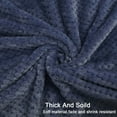 thumbnail image 5 of PiccoCasa Bed Blanket Mesh Soft Plush Fleece Blanket, Full 70"x78", Slateblue, 5 of 7