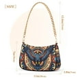 thumbnail image 3 of FORMRS Womens Shoulder Bag with Chain Strap Clutch Purse Cute Tote Handbag, Blue Geometric Eagle, 3 of 7