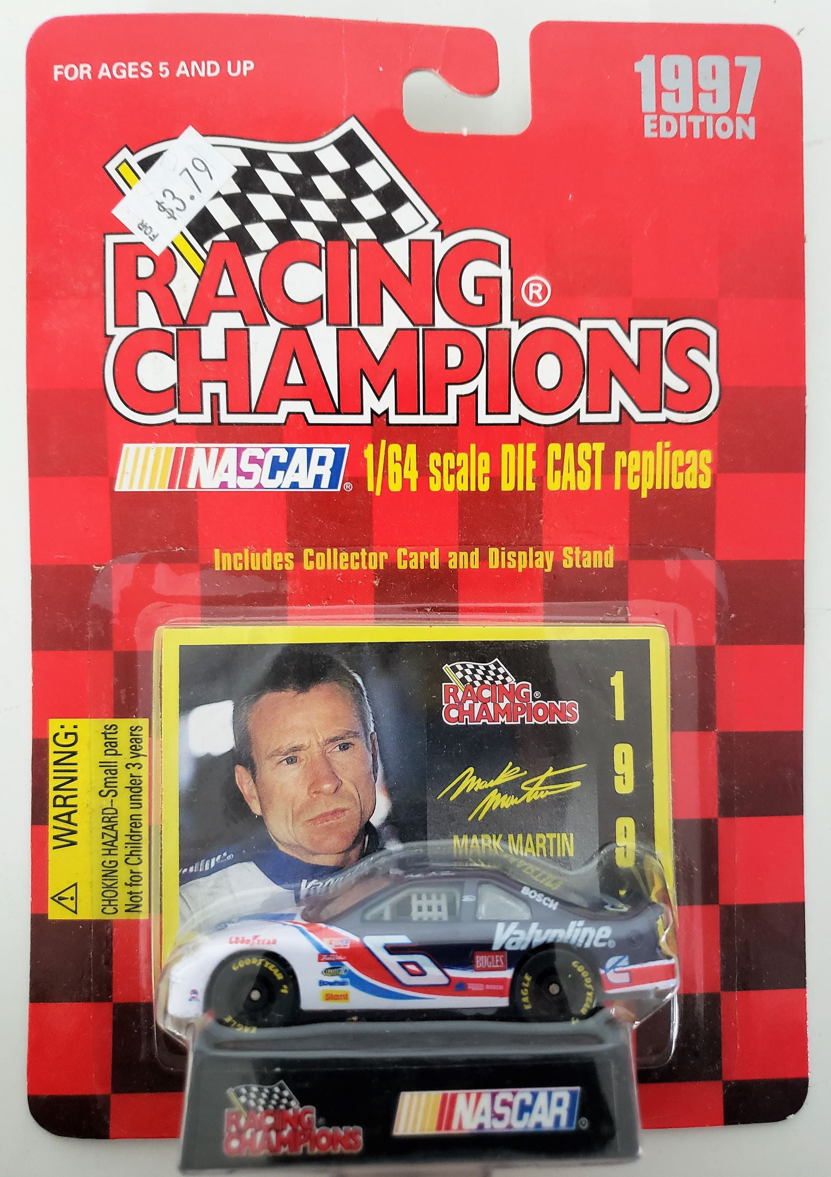 Details about   1995 Racing Champions 1:24 Diecast NASCAR Mark Martin Valvoline Thunderbird 