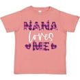 thumbnail image 3 of Inktastic My Nana Loves Me Hearts in Pink Plaid Boys or Girls Toddler T-Shirt, 3 of 5