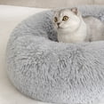 thumbnail image 2 of Tapis Chaud d'Hiver Chenil Nid pour Chat Nid en Peluche Rond Lit pour Chien Lit pour Chat Fournitures pour Animaux, 2 of 7