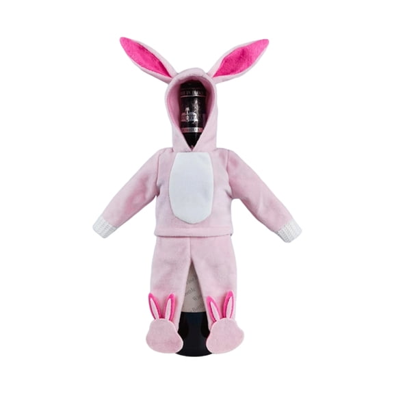 Festives Rabbits Wine Bottle Cover New Years Champagnes Bottle Cover Bag for Holiday Celebrations Birthday Parties