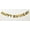 Metallic Gold1, variant on Inkdotpot Ready To Hang Happy Birthday Bunting Pre Strung Birthday Decoration Metallic Gold Bunting Banner Flags