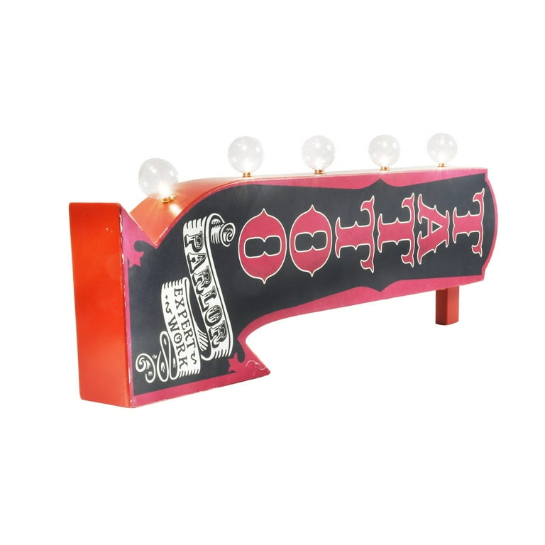 Vintage 3D LED Tattoo Parlor Marquee Arrow Sign Garage Man Cave Decor Wall Art Vintage 3D LED Tattoo Parlor Marquee Arrow Sign Garage Man Cave Decor Wall Art