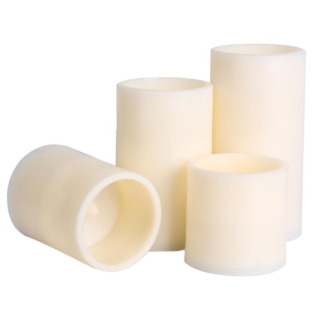 Luz De Vela Electrónica Luz De Boca Plana Led Luz De Vela Sin Llama Con Luz Intermitente Para La Decoración De La Atmósfera Del Hogar Guardurnaity HA017559-00