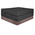 thumbnail image 1 of Waterproof 600d Polyester Square Cover, Outdoor Spa Cover, 76 X 76 inch, Black, 1 of 5