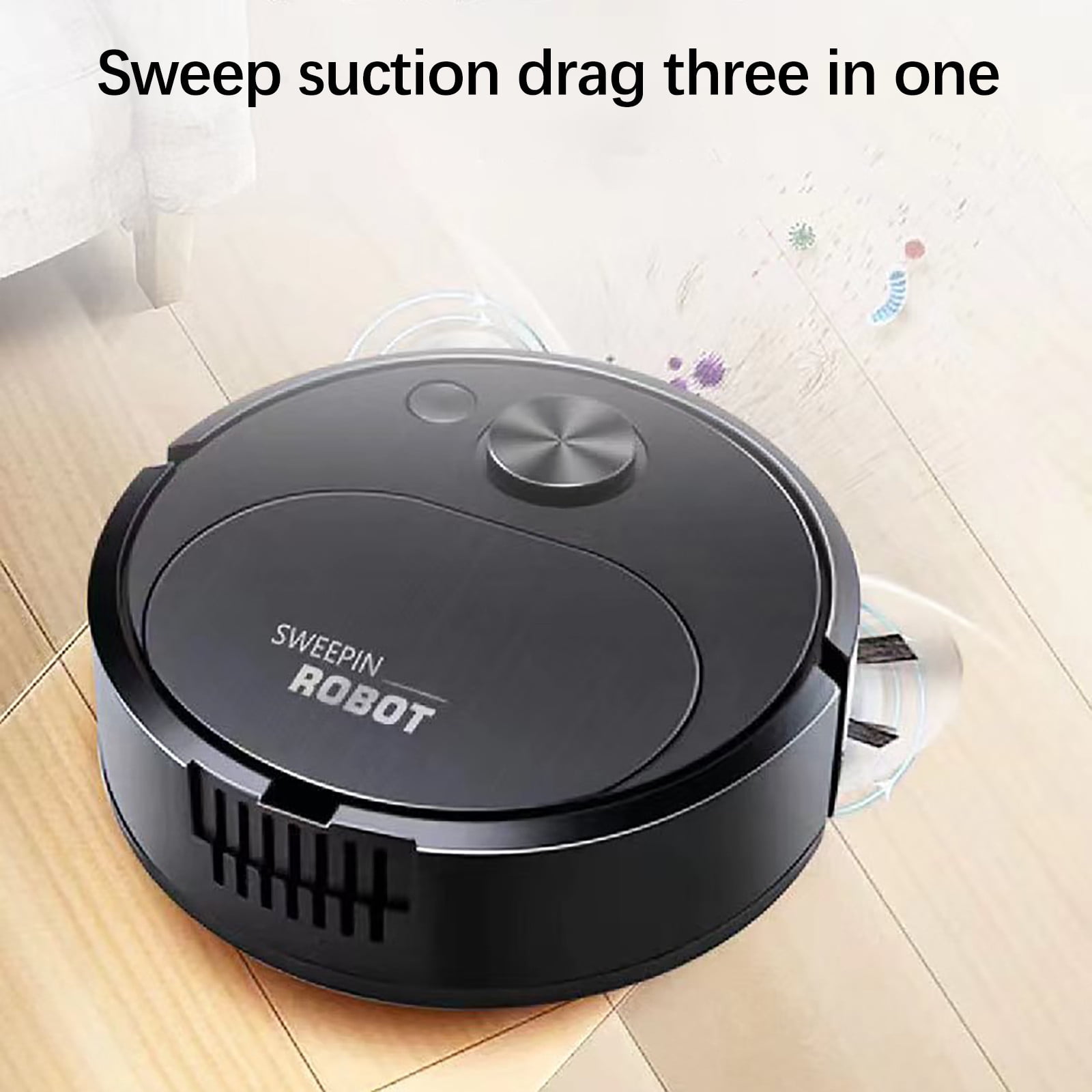 Fnochy Robot Vacuum And Mop Combo, 3 In 1 Mopping Robotic Vacuum Robot Vacuum Cleaner, Slim, Ideal For Hard Floor, Pet Hair, Carpet