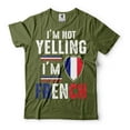 thumbnail image 5 of I'm Not Yelling I'm French Shirt France Flag Tee Funny French Person Shirt Humorous Gifts (XX-Large Grey), 5 of 6