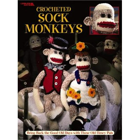 Crochet Sock Monkey Pattern - Crocheted Sock Monkeys (Leisure Arts #3130)