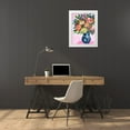 thumbnail image 3 of Wang, Melissa 15x18 White Modern Wood Framed Museum Art Print Titled - Bouquet in a vase IV, 3 of 4