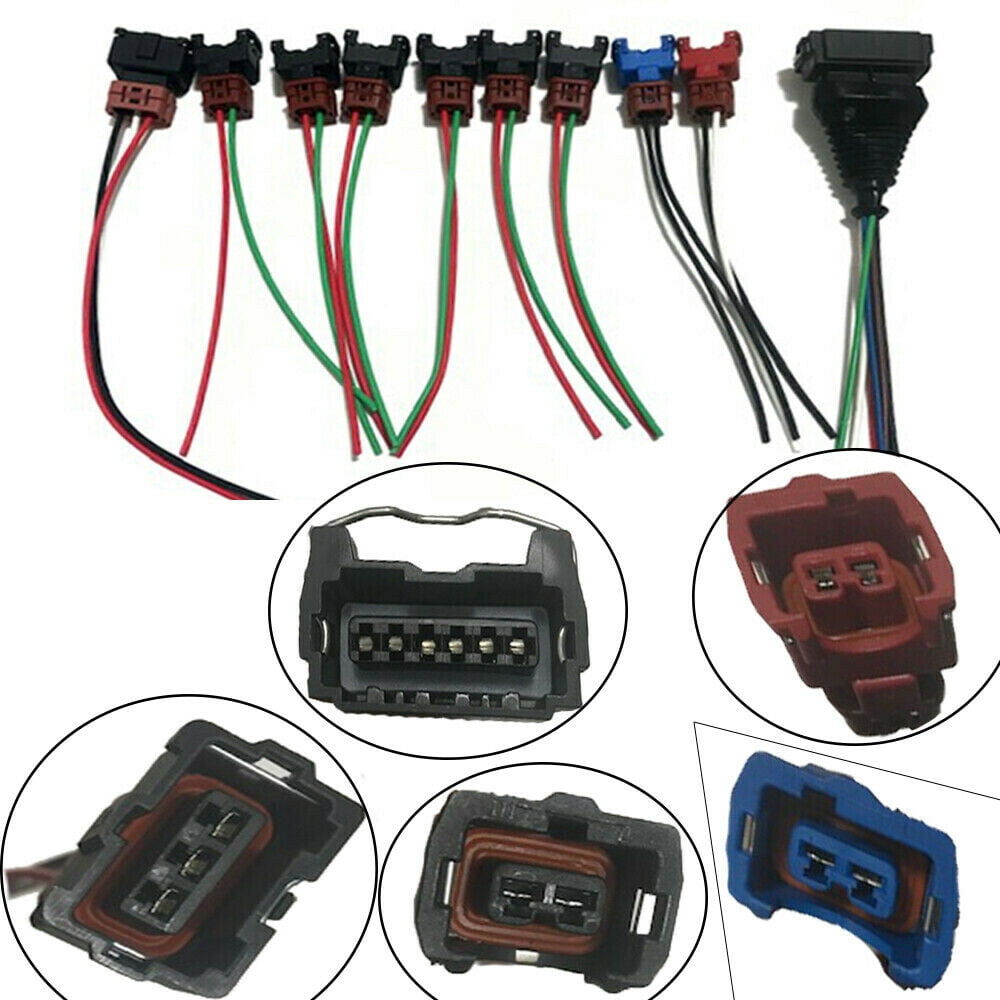 New Fuel Injector MAF TPS Wiring Harness Connector Kit For Nissan 300ZX