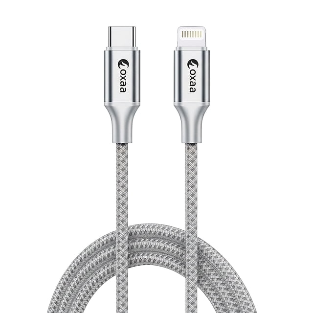 OXAA USB C to Lightning Cable 30W– Fast Charging MFI certified braided Cables for iOS Devices