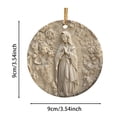 thumbnail image 3 of New 3D Catholic Christmas Decorations Ceramic Pendant For Christmas Season Christmas Tree Decoration Pendant, 3 of 8
