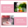 thumbnail image 4 of Pink Heart Shape Straws for Home Made of Plastic Perfect for Valentine Parties and Gifts, 4 of 6