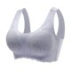 thumbnail image 1 of bralettes para mujer Wirefree Soft Pads Sujetador Tops Gym Workout Sport Sujetador Bustier Crop Top Grey_M Magideal bralettes para mujer, 1 of 7