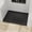 48"-Gloss Black, variant on Giving Tree 36" x 36" Acrylic Shower Base, Single Threshold Shower Pan, Center Drain Hole, Slip-Resistant, Matte Black with Rock Pattern
