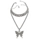 thumbnail image 1 of Collar para mujer, Joyas para mujer, Joyas para mujer, Collar con colgante, Cadena cubana, Regalos para mujer, Cadenas, Un collar, 1 of 2