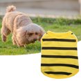 thumbnail image 4 of Thin Close-fitting Pets Clothes - No Pilling, Comfortable, Washable, Dress Up, Cotton Sleeveless Stripe Dog Vest for Summer, 4 of 8