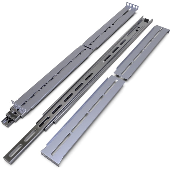 Tupavco Rails Coulissants Rackmount - Kit pour Châssis 1U-4U (Profondeur Réglable de 18 Pouces à 25 Pouces) 2 Ou 4 Curseurs de Montage pour Boîtier de Serveur