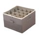 thumbnail image 4 of Organizador de zapatos para armario con asas, portátil, plegable, con tapa transparente, caja de almacenamiento para tacones, dormitorio, lavadero, Gris, 4 of 8