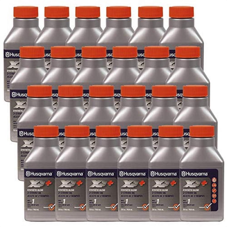 Husqvarna 24PK Genuine OEM XP 2-Cycle Oil 1 Gallon Mix 2.6oz for