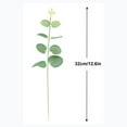 thumbnail image 3 of SHIMELE 20pcs Artificial Eucalyptus Leaves | Faux Green Plants for Home Decor | Wedding Flower Arrangement Accessories | Lifelike Greenery for Events, 3 of 9
