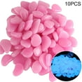 thumbnail image 2 of Joernso 10Pcs Luminous Stones Glow in the Dark Decorative Pebbles Aquarium Ornaments, 2 of 6