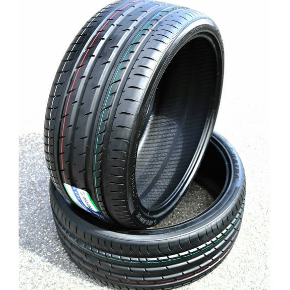 Pair of 2 Haida LECP HD927 295/30ZR26 295/30R26 107W XL High Performance Summer Tires