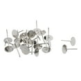 thumbnail image 5 of Uxcell 16mmx25mm Flat Head Furniture Nails Silver Tone Upholstery Nails Tacks 60 Pack, 5 of 5