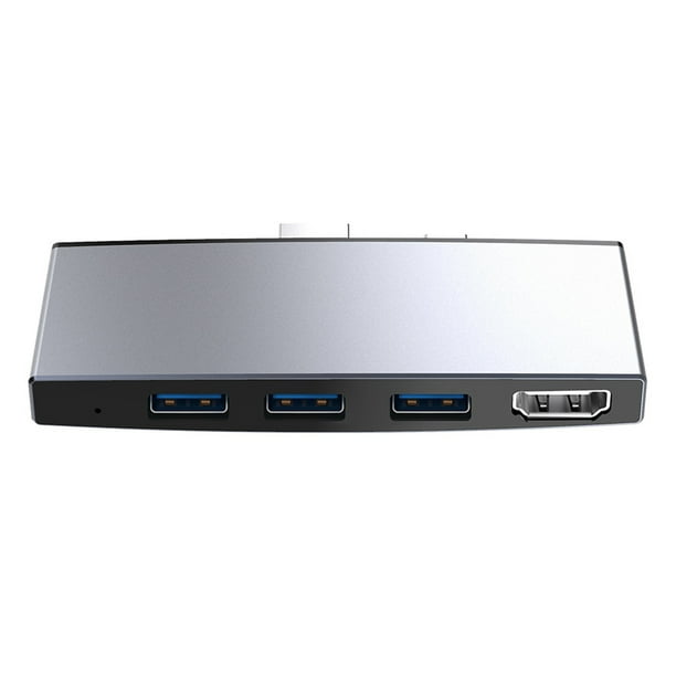 Peroptimist Usb Hub Docking Station Usb 3 0 Hub Adapter With 4k Hdmi 3 X Usb 3 0 Port Sd Micro Sd Card Reader For The Surface Pro 4 5 6 Walmart Com Walmart Com