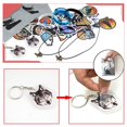 thumbnail image 3 of BANBALLON 98 piezas de regalos de fiesta de lobo, collar de lobo fresco, bolsas de regalos con llaveros de lobo, pegatinas, pulseras de goma y bolsas de lobo para fiesta de cumpleaños temática de lobo, 3 of 5